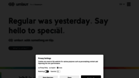 What Umlaut.com website looked like in 2021 (2 years ago)