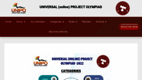 What Unipo.org website looked like in 2021 (2 years ago)