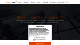 What Usd.de website looked like in 2021 (2 years ago)