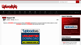 What Uploadgig.me website looked like in 2021 (2 years ago)