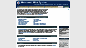 What Uhs-hints.com website looked like in 2021 (2 years ago)