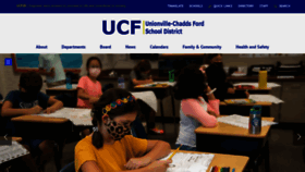 What Ucfsd.org website looked like in 2021 (2 years ago)