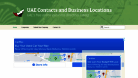What Uaecontact.com website looked like in 2021 (2 years ago)