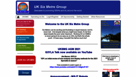 What Uksmg.org website looked like in 2022 (2 years ago)