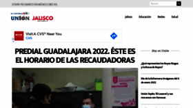 What Unionjalisco.mx website looked like in 2022 (2 years ago)