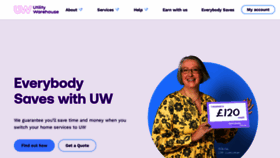 What Utilitywarehouse.co.uk website looked like in 2022 (2 years ago)
