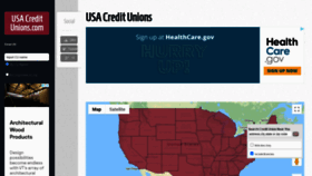 What Usacreditunions.com website looked like in 2022 (2 years ago)