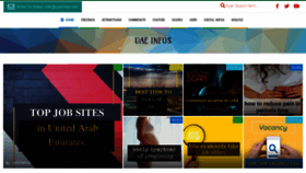 What Uaeinfos.com website looked like in 2022 (2 years ago)