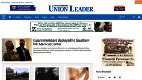What Unionleader.com website looked like in 2022 (2 years ago)