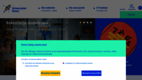 What Uniwersytetdzieci.pl website looked like in 2022 (2 years ago)