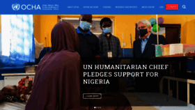 What Unocha.org website looked like in 2022 (2 years ago)