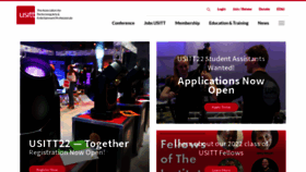 What Usitt.org website looked like in 2022 (2 years ago)