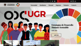 What Ugr.es website looked like in 2022 (2 years ago)