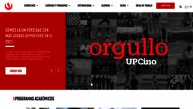 What Upc.edu.pe website looked like in 2022 (2 years ago)