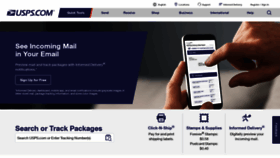 What Usps.com website looked like in 2022 (2 years ago)