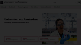 What Uva.nl website looked like in 2022 (2 years ago)