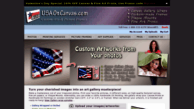 What Usaoncanvas.com website looked like in 2022 (2 years ago)