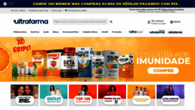 What Ultrafarma.com.br website looked like in 2022 (3 years ago)