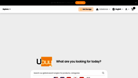 What Ubuy.uz website looked like in 2022 (3 years ago)