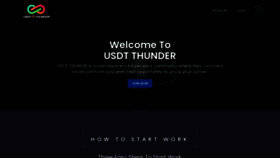 What Usdtthunder.com website looked like in 2022 (2 years ago)