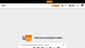 What Ubuy.qa website looked like in 2022 (2 years ago)