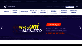 What Unisinos.br website looked like in 2022 (2 years ago)