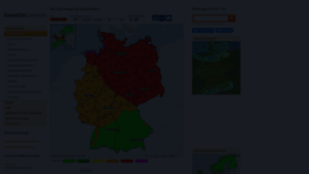 What Unwetterzentrale.de website looked like in 2022 (3 years ago)