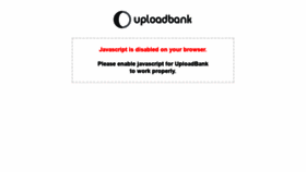 What Uploadbank.com website looked like in 2022 (2 years ago)