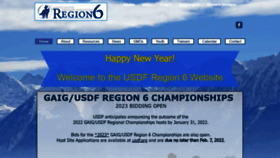 What Usdfregion6.org website looked like in 2022 (2 years ago)