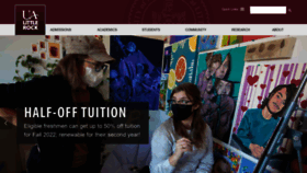 What Ualr.edu website looked like in 2022 (2 years ago)