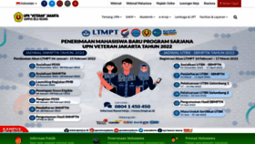 What Upnvj.ac.id website looked like in 2022 (2 years ago)