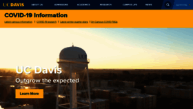 What Ucdavis.edu website looked like in 2022 (2 years ago)