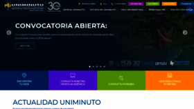 What Uniminuto.edu website looked like in 2022 (2 years ago)