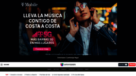 What Univision.com website looked like in 2022 (2 years ago)