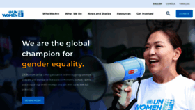 What Unwomen.org website looked like in 2022 (2 years ago)
