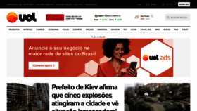 What Uol.com.br website looked like in 2022 (4 years ago)