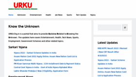 What Urku.org.in website looked like in 2022 (2 years ago)