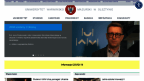 What Uwm.edu.pl website looked like in 2022 (2 years ago)