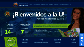 What Unimagdalena.edu.co website looked like in 2022 (2 years ago)