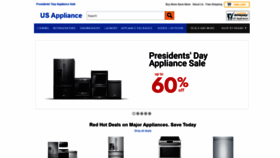 What Us-appliance.com website looked like in 2022 (2 years ago)
