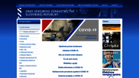 What Uvzsr.sk website looked like in 2022 (2 years ago)