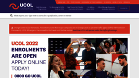 What Ucol.ac.nz website looked like in 2022 (2 years ago)