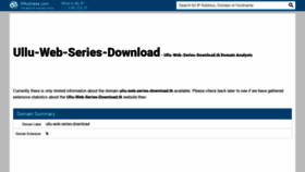 What Ullu-web-series-download.tk.ipaddress.com website looked like in 2022 (2 years ago)