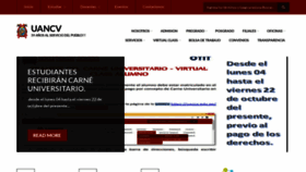 What Uancv.edu.pe website looked like in 2022 (2 years ago)