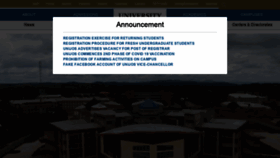 What Unijos.edu.ng website looked like in 2022 (2 years ago)