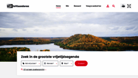 What Uitinvlaanderen.be website looked like in 2022 (2 years ago)