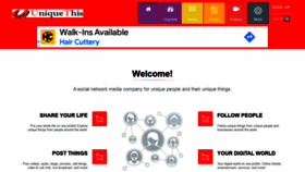 What Uniquethis.com website looked like in 2022 (2 years ago)