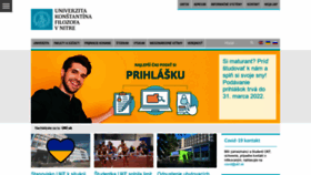 What Ukf.sk website looked like in 2022 (2 years ago)