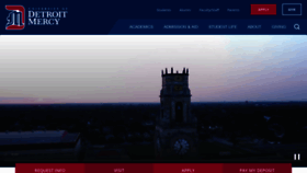 What Udmercy.edu website looked like in 2022 (2 years ago)