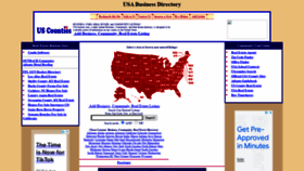What Uscounties.com website looked like in 2022 (2 years ago)